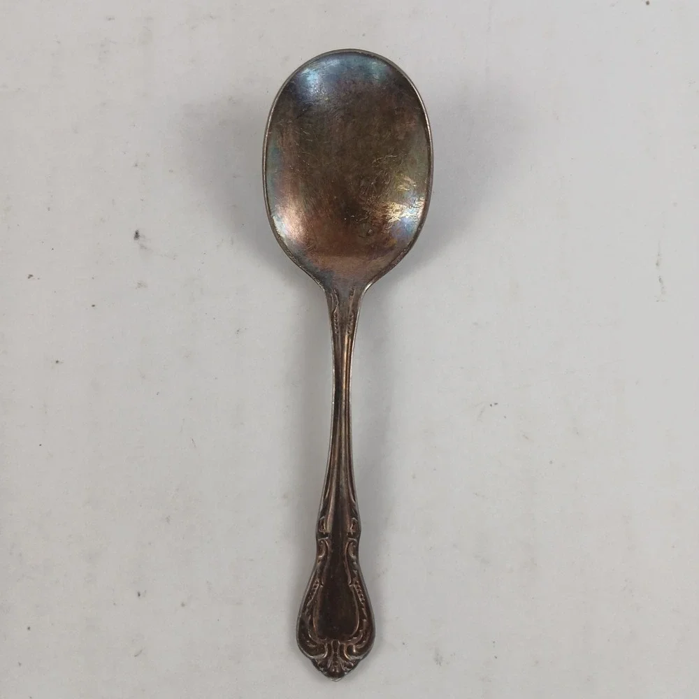 Vintage Wm. A.‎ Rogers Oneida Silverplate Chalice-Harmony Baby Spoon